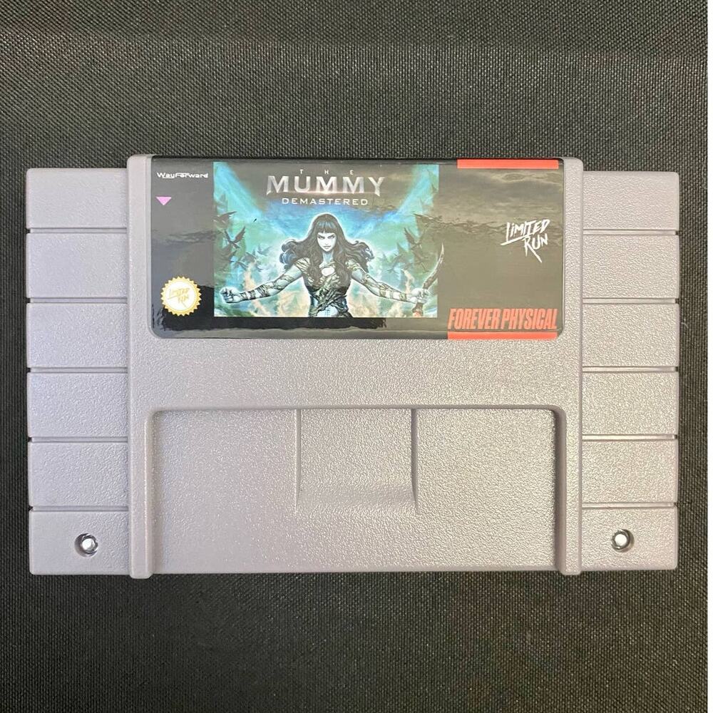 Limited Run The Mummy Demastered Commemorative Non-Functioning SNES Cartridge